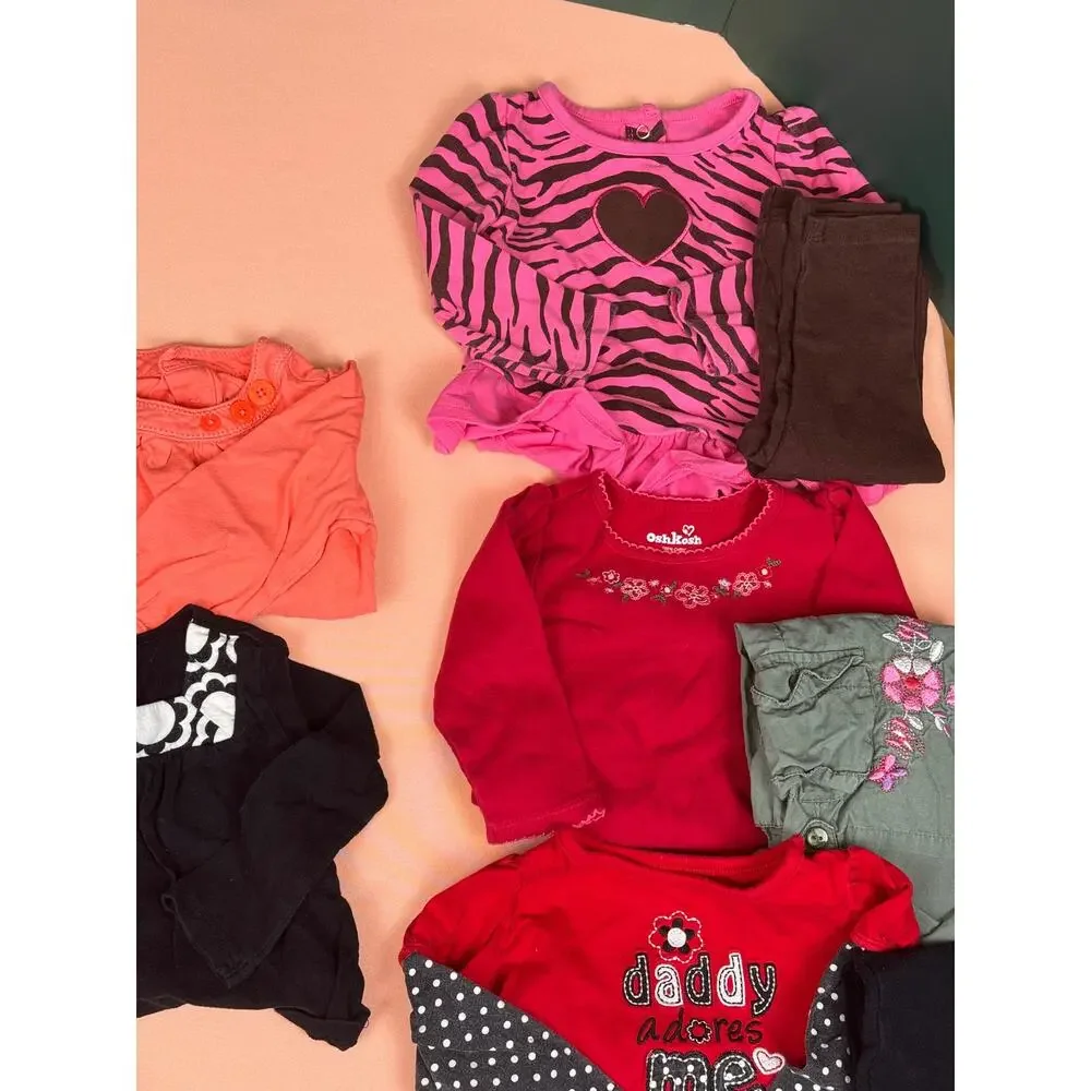 Baby Girl 12M Fall/Winter Clothing Lot – 21 Pieces #474